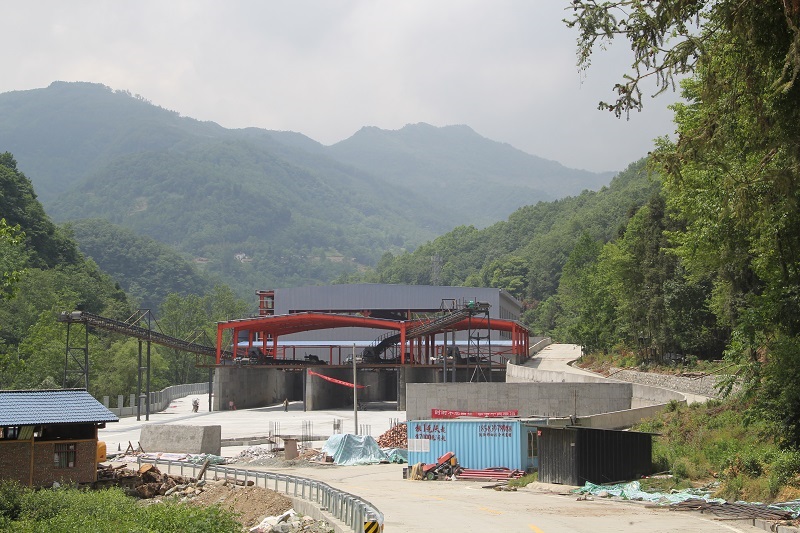 青川县房石镇辉绿岩矿项目即将完工